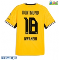 Borussia Dortmund Ethan Nwaneri #18 Hjemmedrakt 2026-27 Kortermet